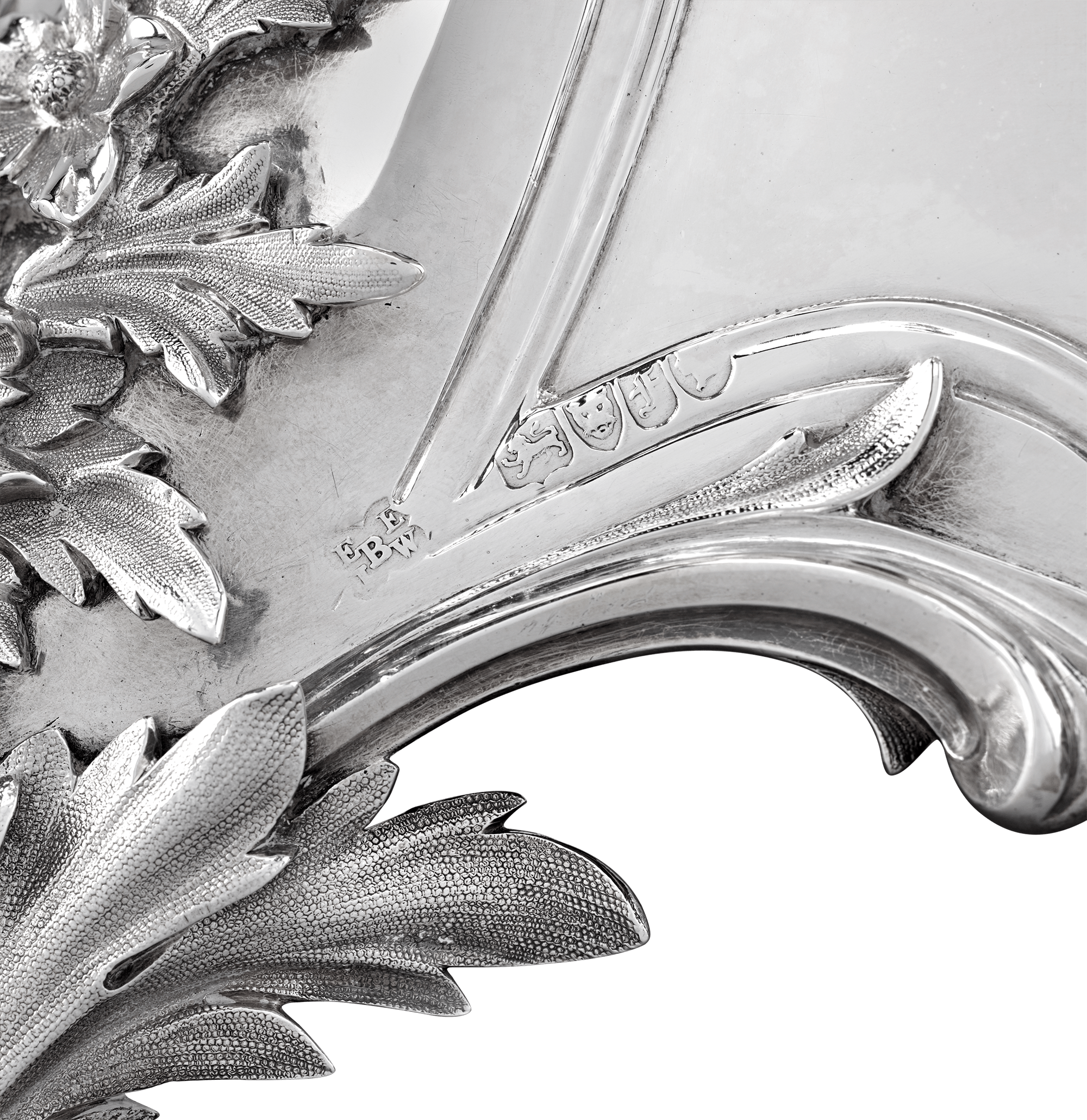 Victorian Three Graces Silver Epergne by Barnard & Sons