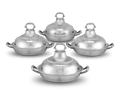 Four Georgian Silver Entrée Dishes by Robert Garrard