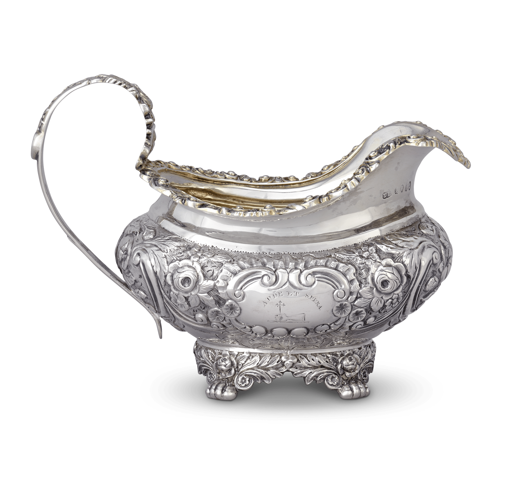 Georgian Four-Piece Silver Coffee and Tea Service
