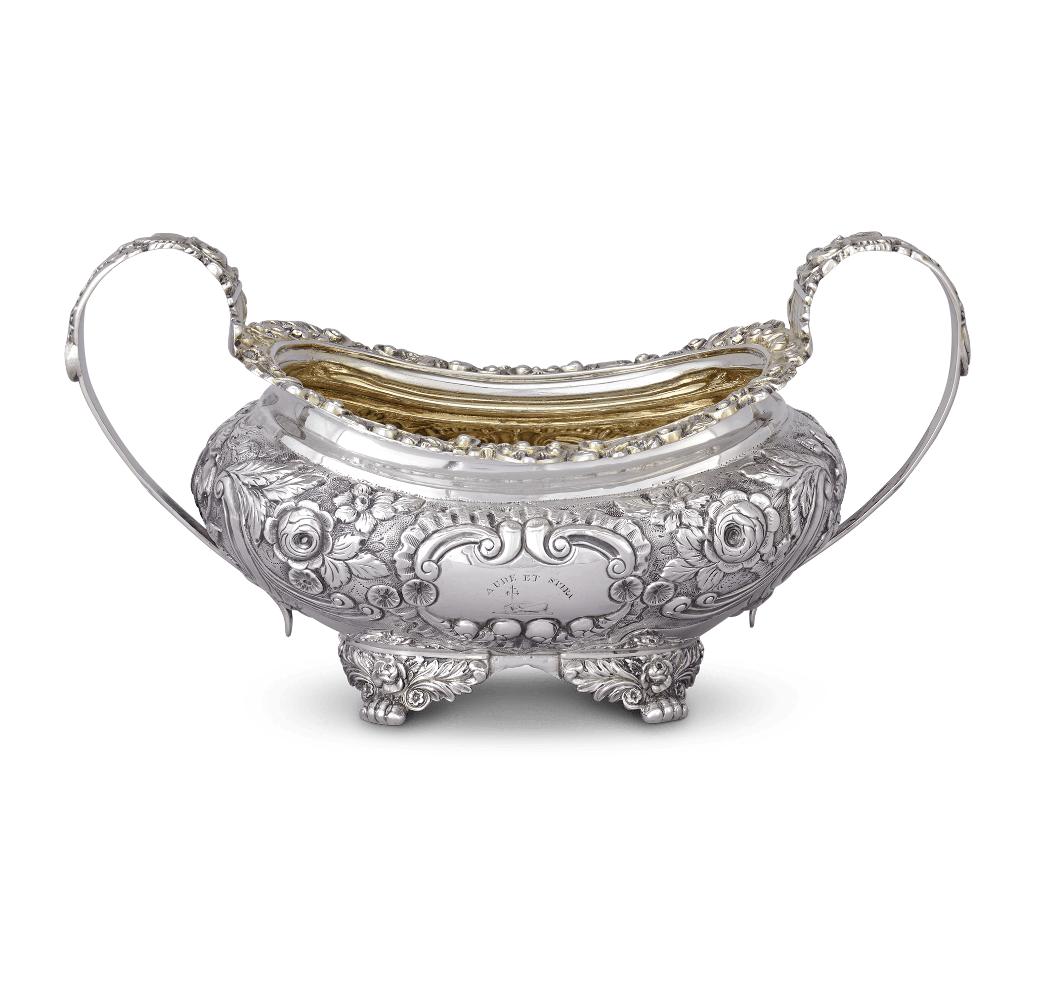 Georgian Four-Piece Silver Coffee and Tea Service