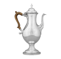 Georgian Silver Coffee Pot by Hester Bateman