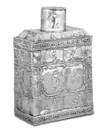 Dutch Rococo-Style Silver Tea Canister