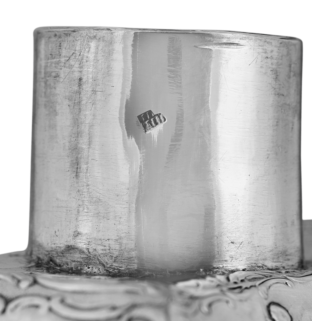 Dutch Rococo-Style Silver Tea Canister