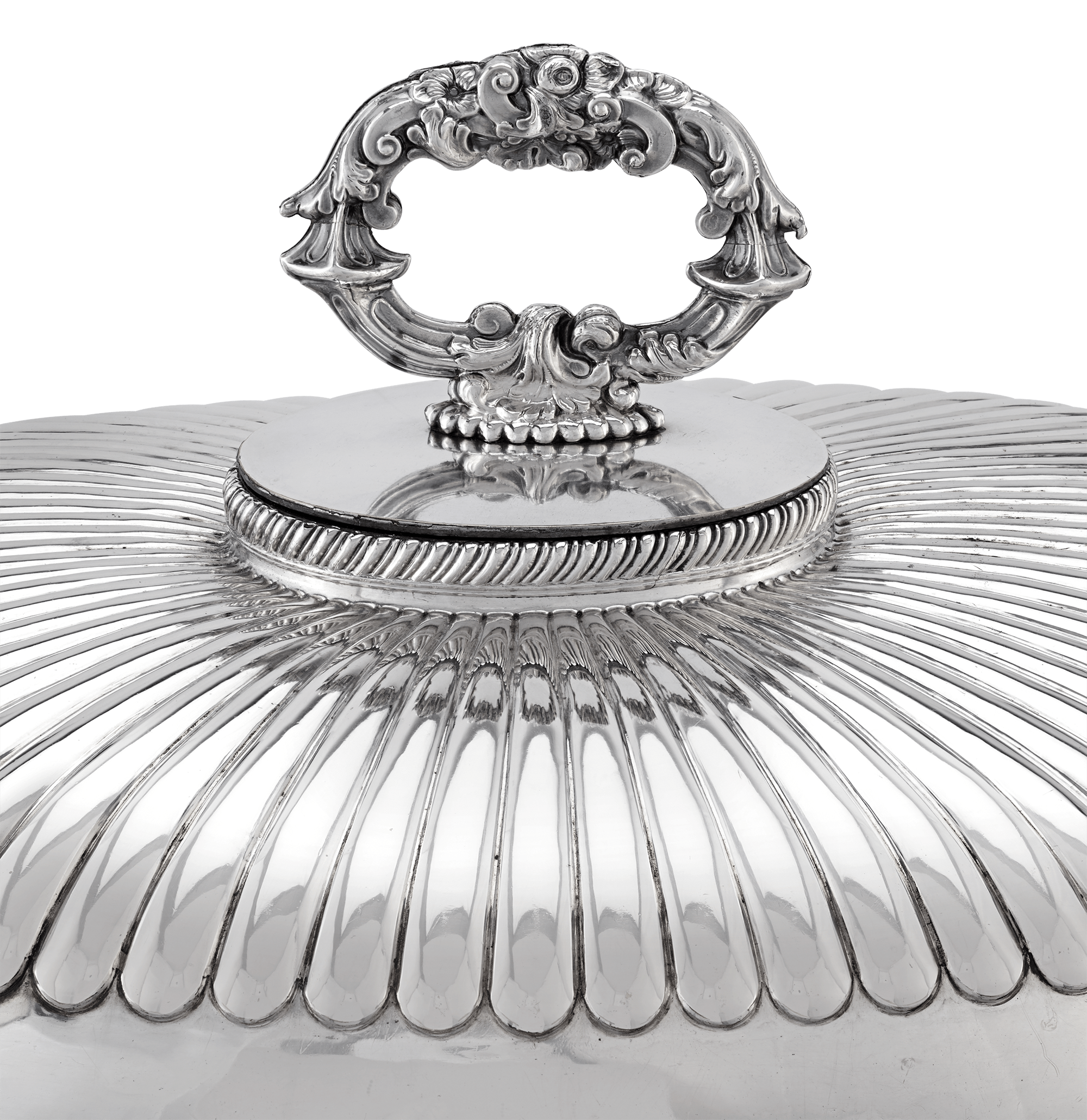 Silverplated Turkey Dish with Cover by James Dixon & Sons