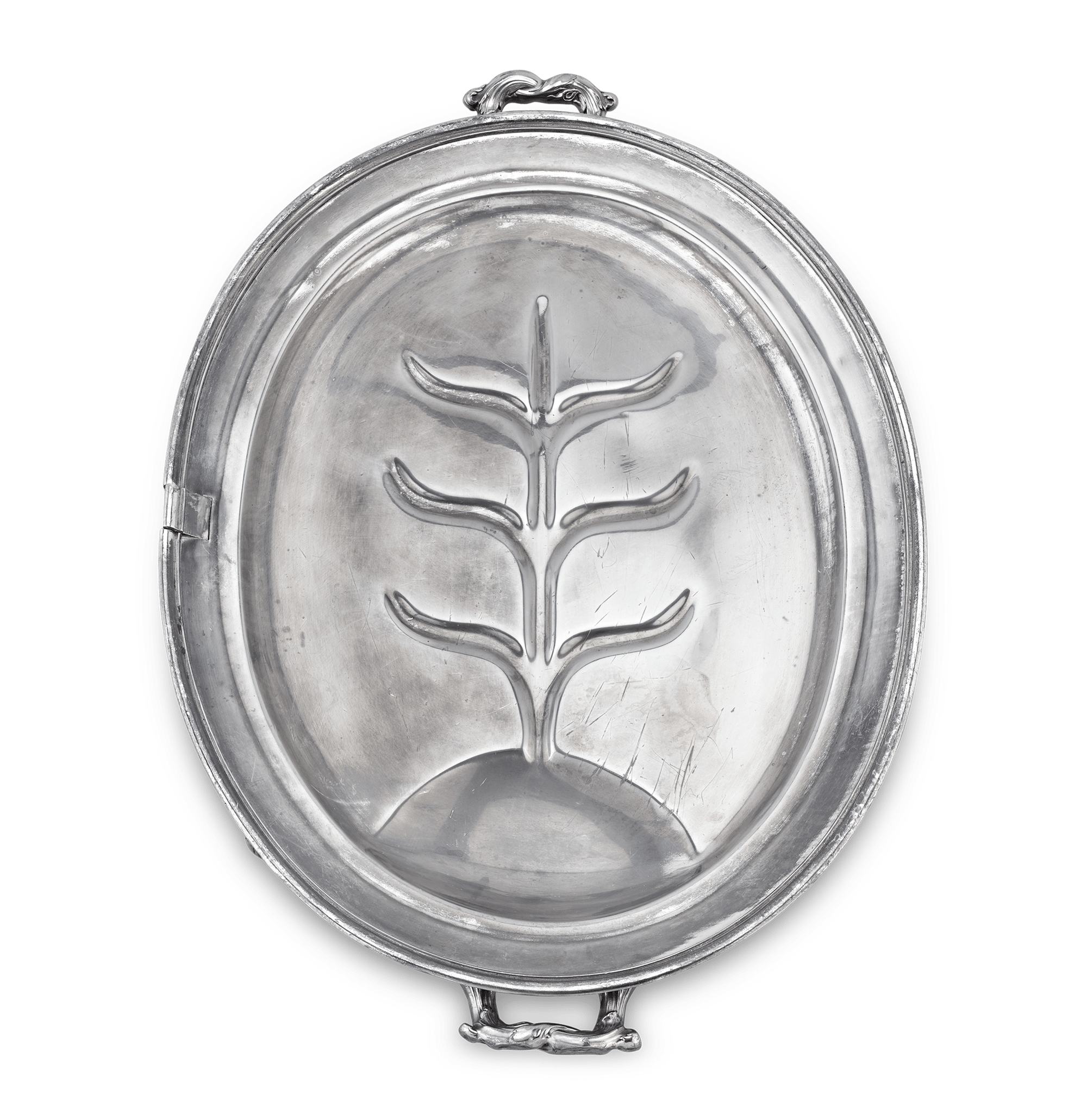 Silverplated Turkey Dish with Cover by James Dixon & Sons