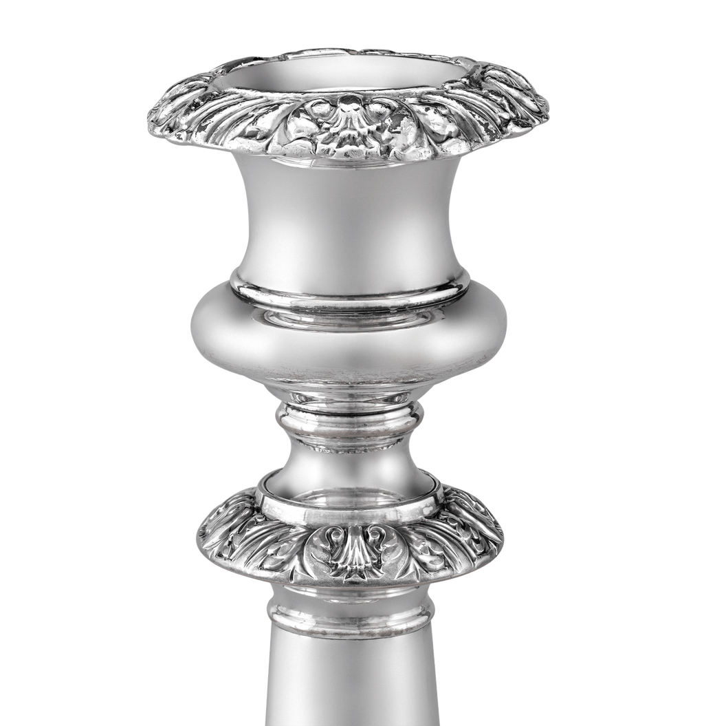 Pair of Sheffield Plate Candlesticks by Matthew Boulton