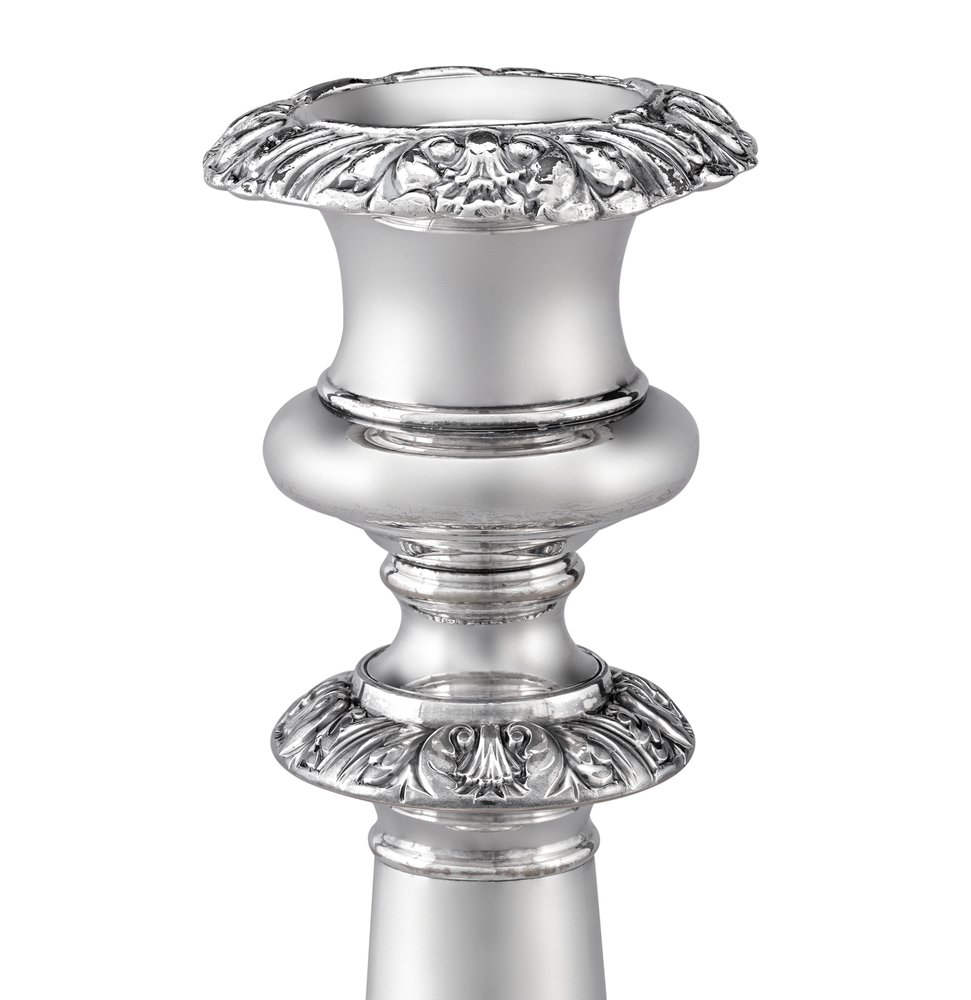 Pair of Sheffield Plate Candlesticks by Matthew Boulton