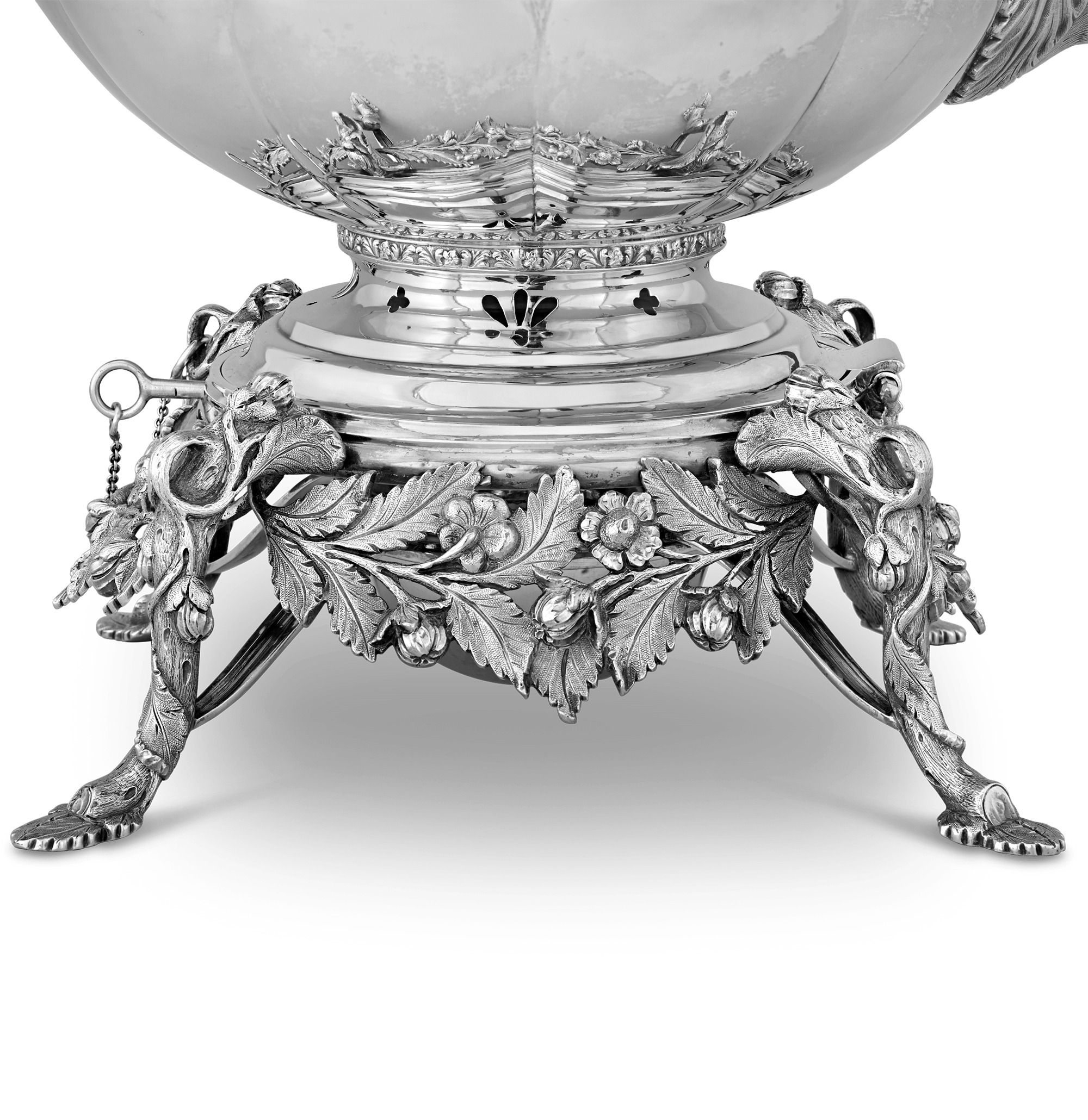 Victorian Silver Tea Kettle by Gorham & Thurber