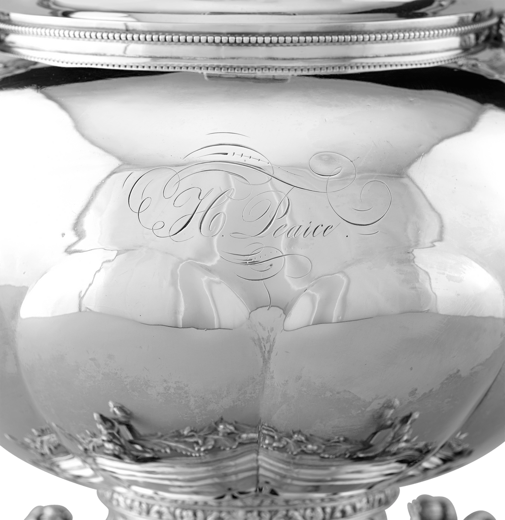 Victorian Silver Tea Kettle by Gorham & Thurber