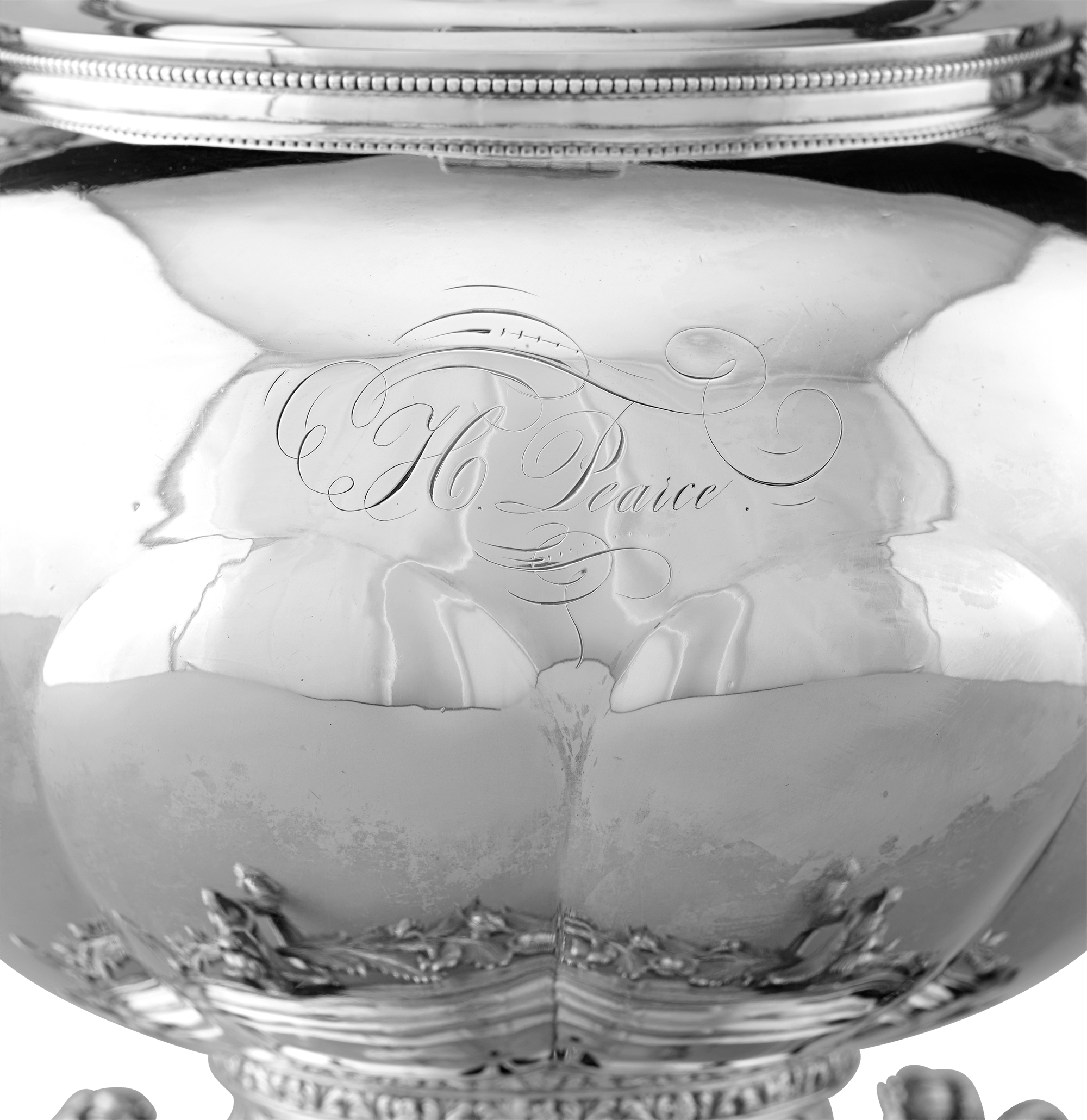 Victorian Silver Tea Kettle by Gorham & Thurber
