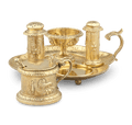 Victorian Silver Cruet Set by George Fox