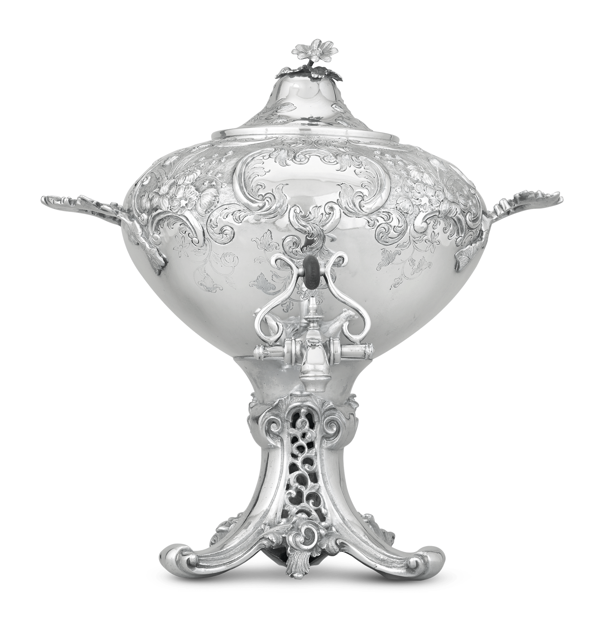 Victorian Silverplate Tea Urn