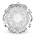 Victorian Silver Salver by Walter & John Barnard