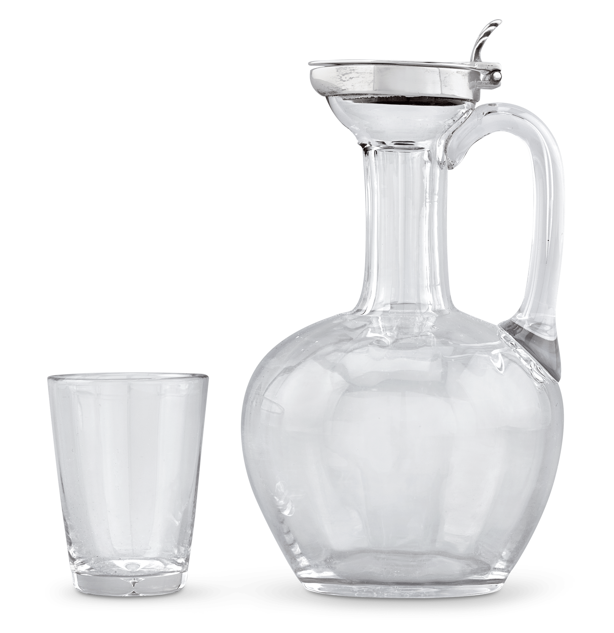 Victorian Silver Liqueur Set by Heath and Middleton