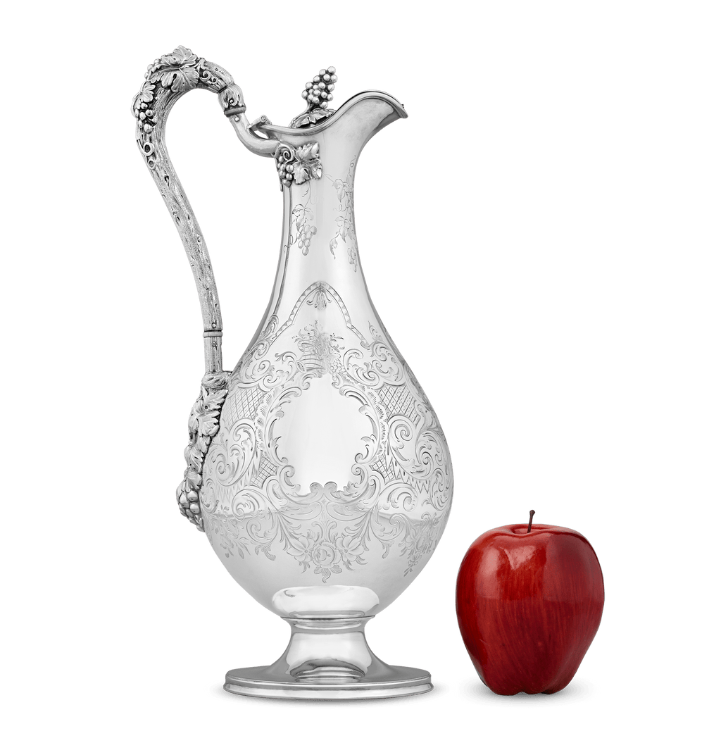 Victorian Silver-Plated Presentation Wine Ewer