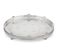 Silverplated Galleried Waiter by the Atkin Brothers