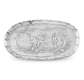Repoussé Silver Tray