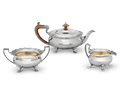 Three Piece Silverplate Tea Set by Elkington & Co.