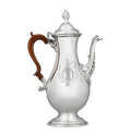 Georgian Silver Coffee Pot by Hester Bateman