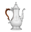 Georgian Silver Chocolate Pot by John Scofield