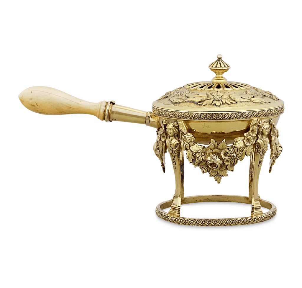 Silver-Gilt Pastille Burner by Craddock & Reid