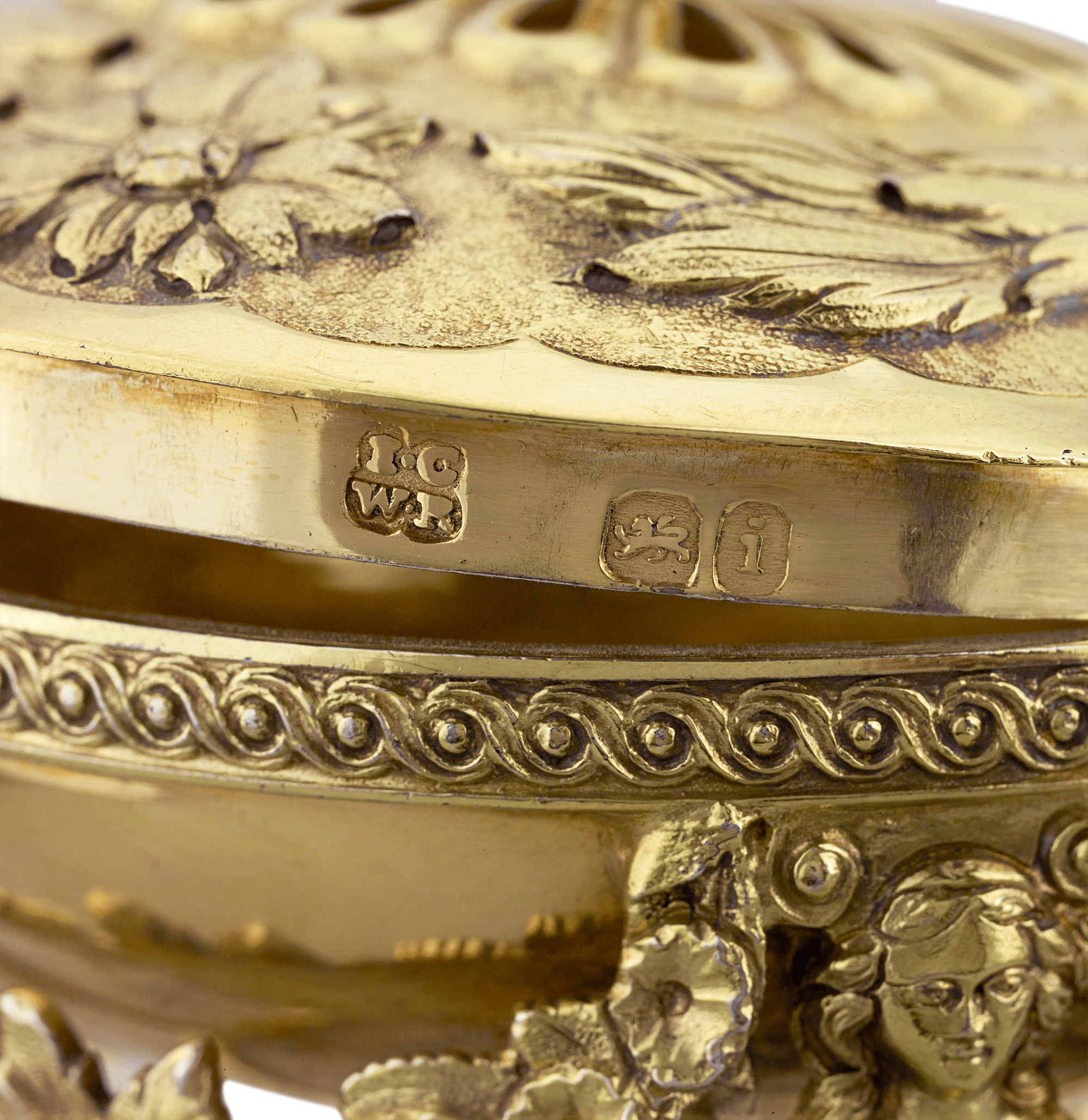 Silver-Gilt Pastille Burner by Craddock & Reid