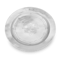 17th Century Silver Paten with Bacon Arms