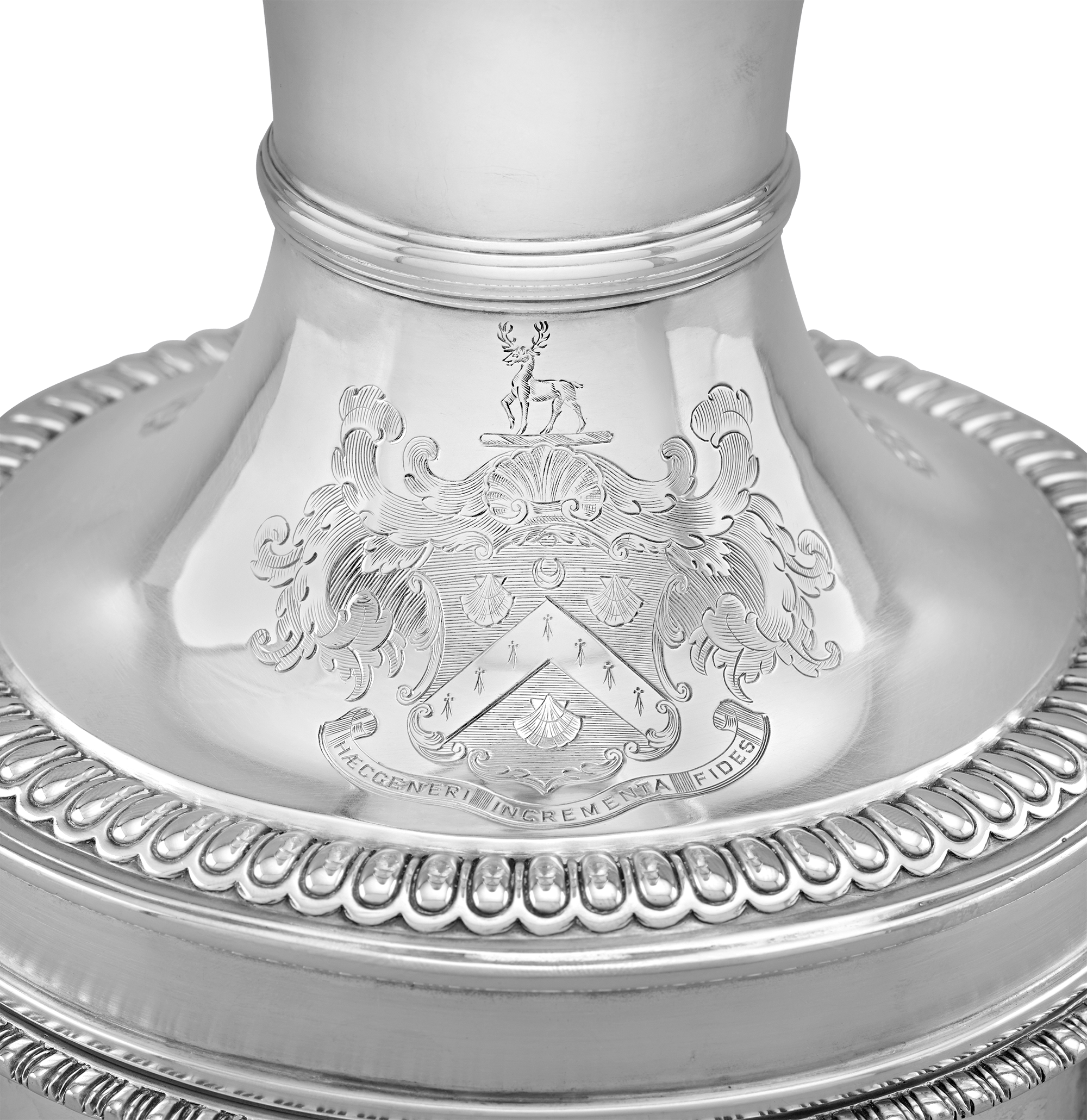 Georgian Silver Biggin on Stand by Paul Storr