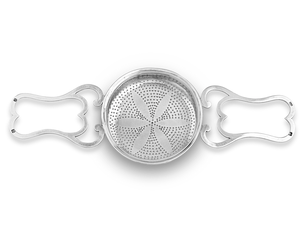 Georgian Silver Lemon Strainer by Patrick Robertson