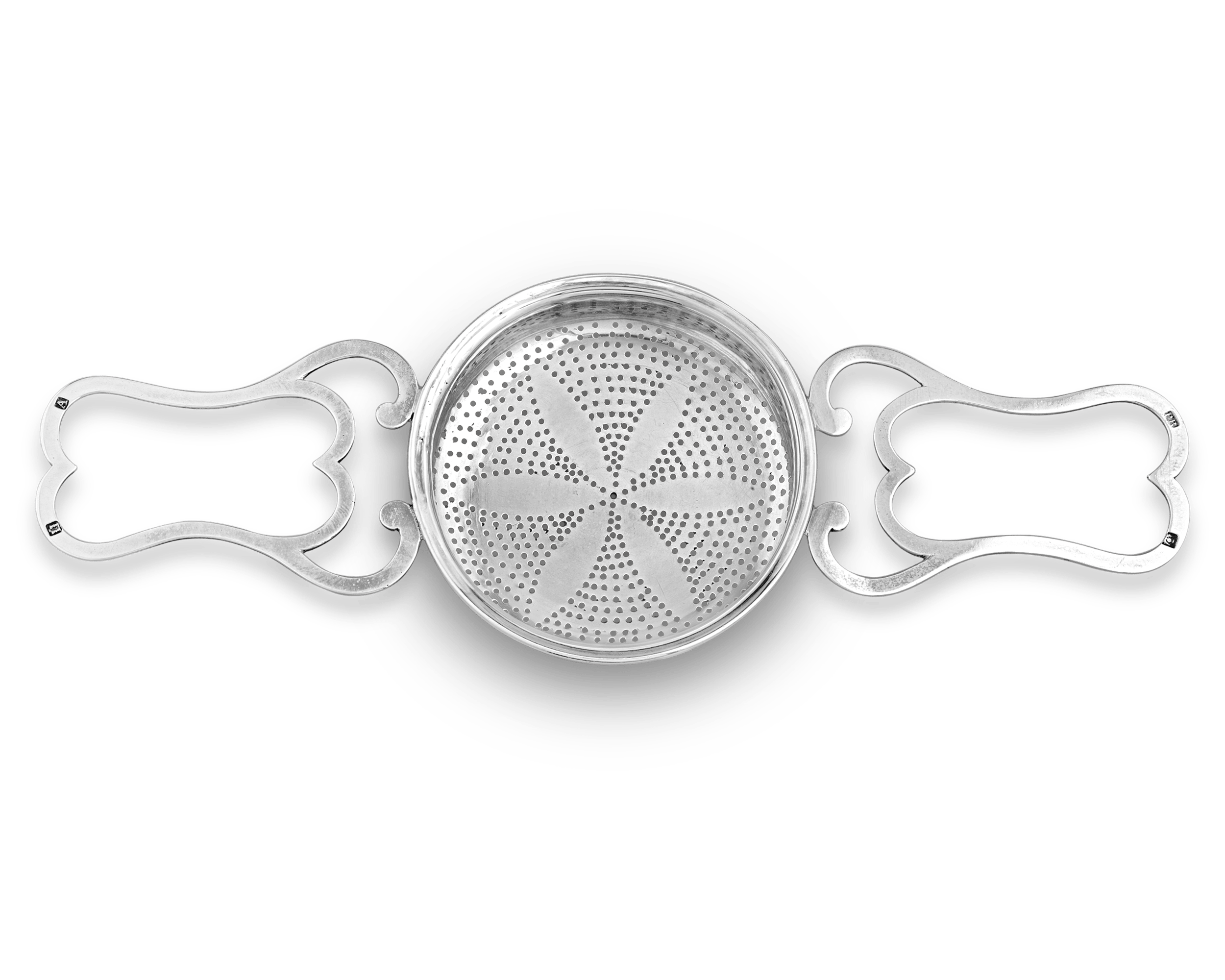 Georgian Silver Lemon Strainer by Patrick Robertson