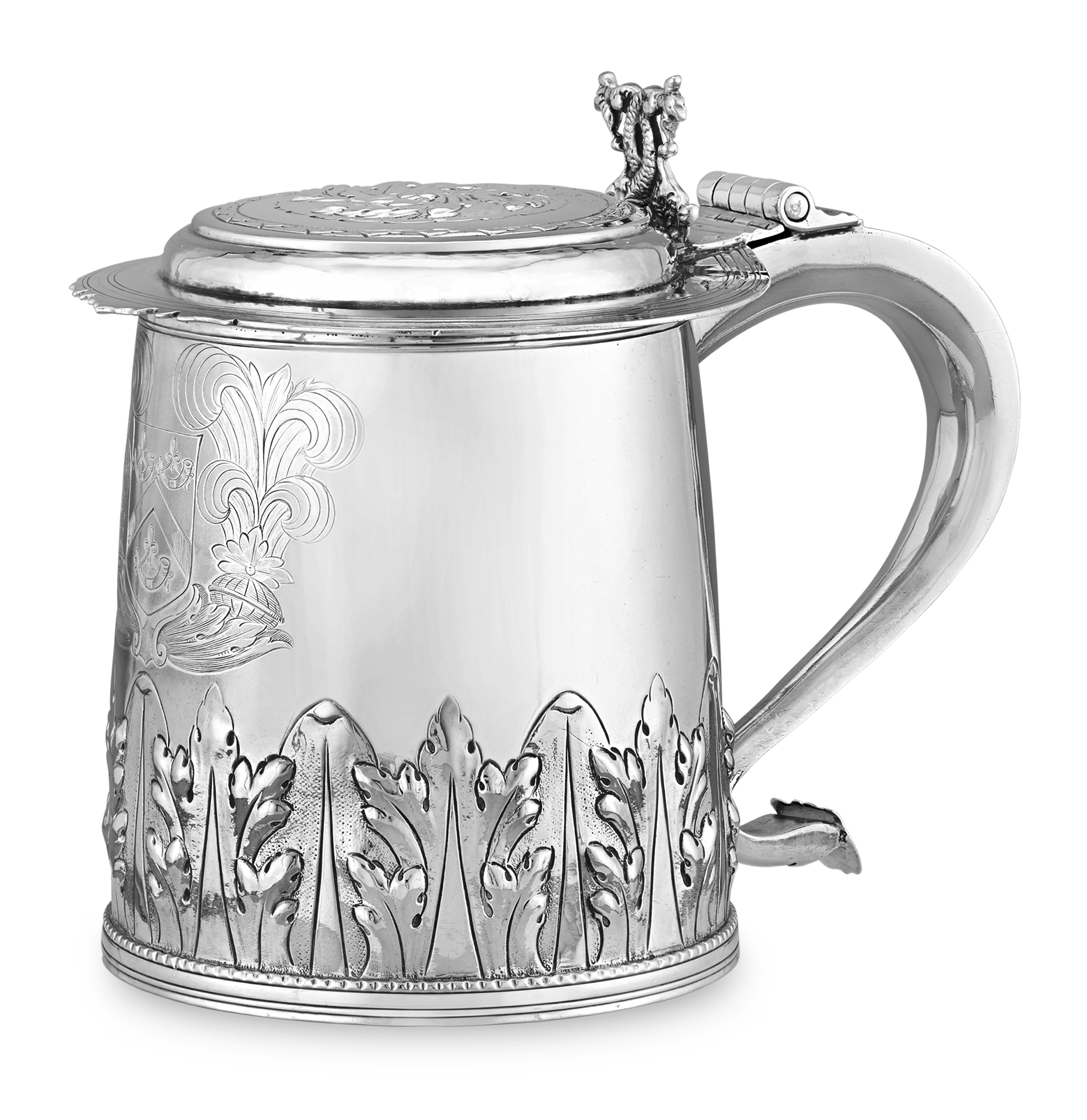 Charles II Silver Tankard