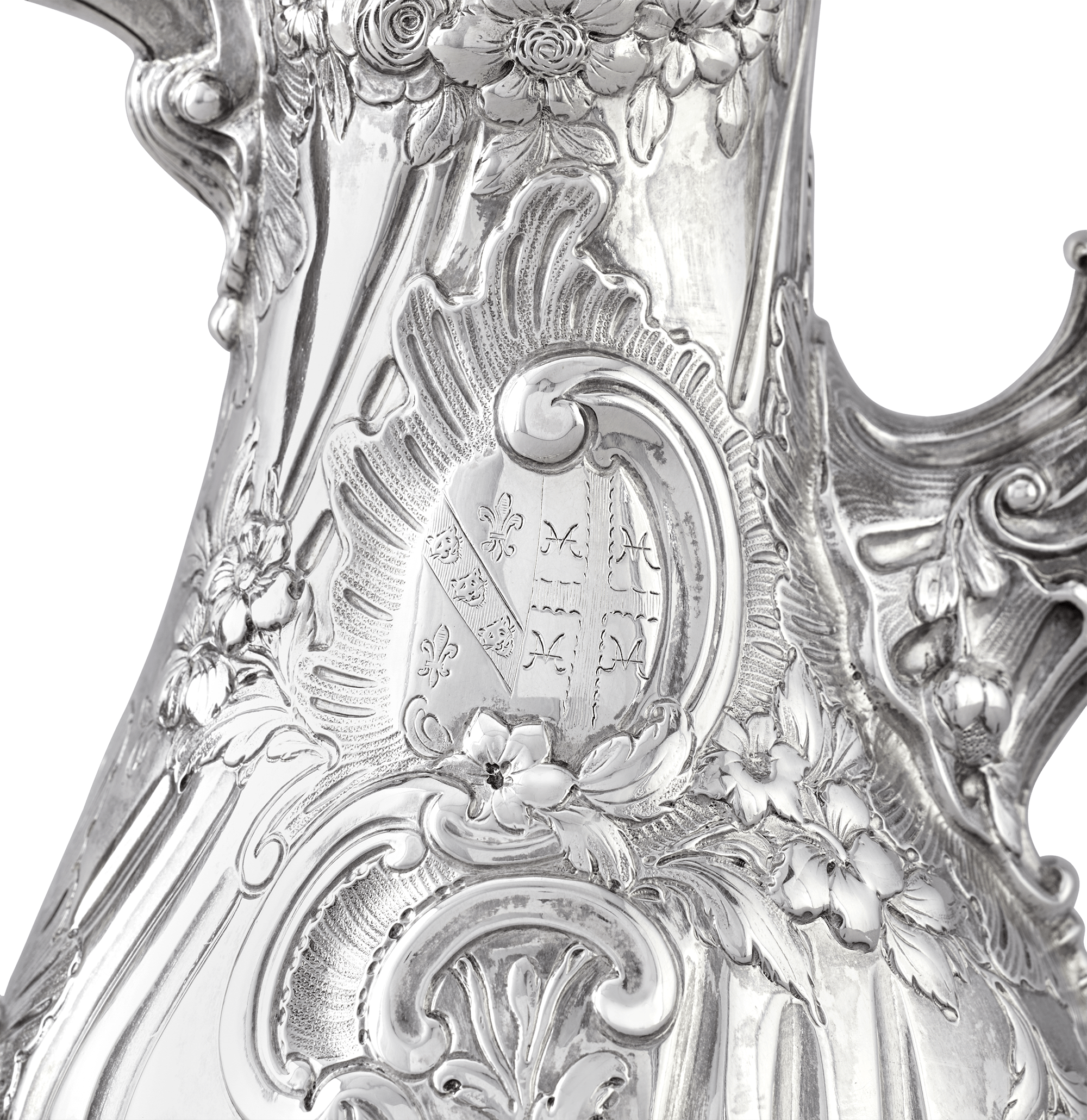 Georgian Silver Coffee Pot by John Harvey