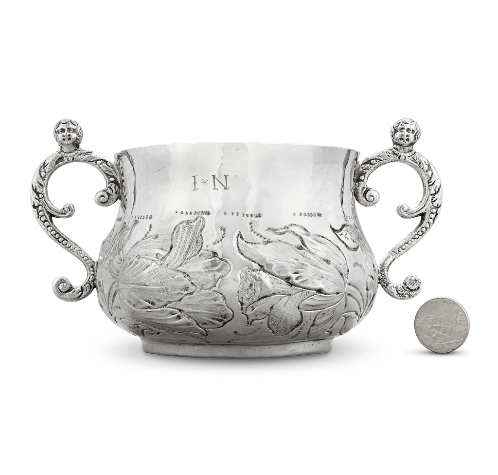 17th-Century Silver Caudle Cup