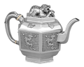 Silver Teapot for Chinese Tea by Robert Garrard