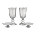 Pair of Charles II Silver Communion Cups and Patens