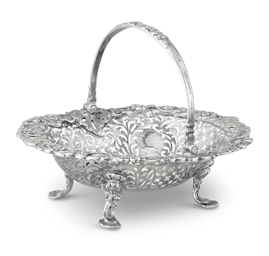 Georgian Silver Basket by Samuel Herbert & Co.