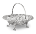Georgian Silver Basket by Samuel Herbert & Co.
