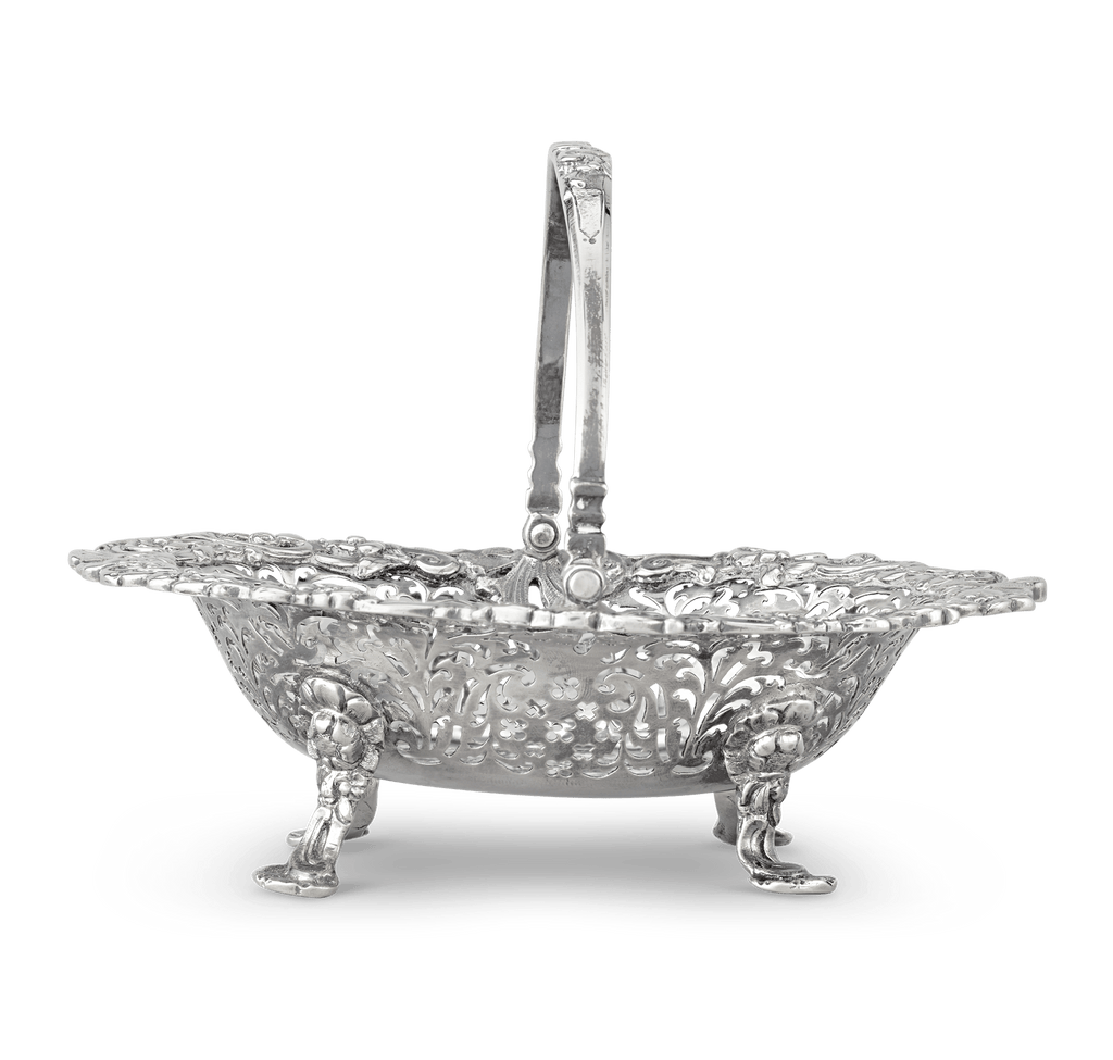 Georgian Silver Basket by Samuel Herbert & Co.