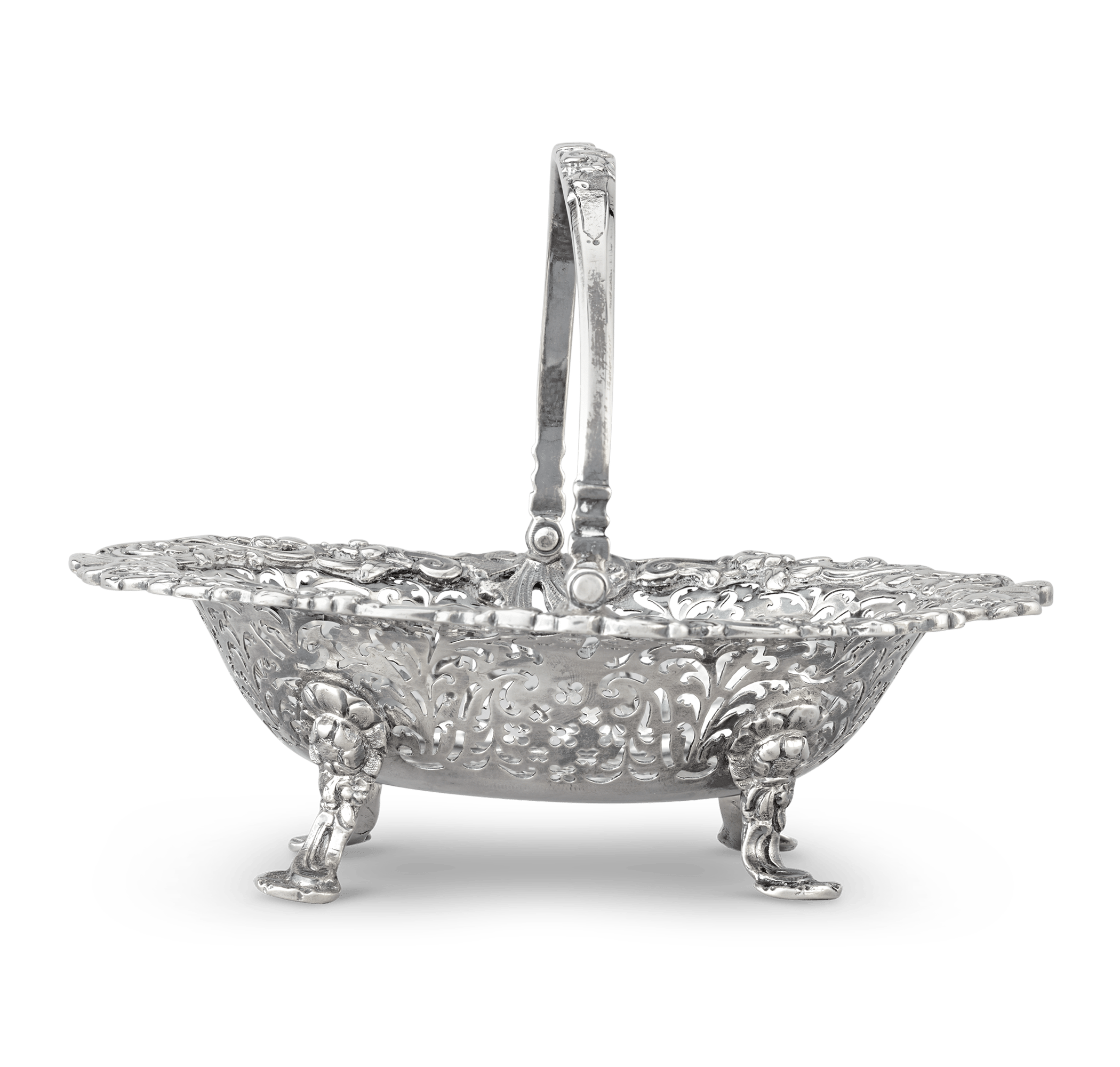 Georgian Silver Basket by Samuel Herbert & Co.