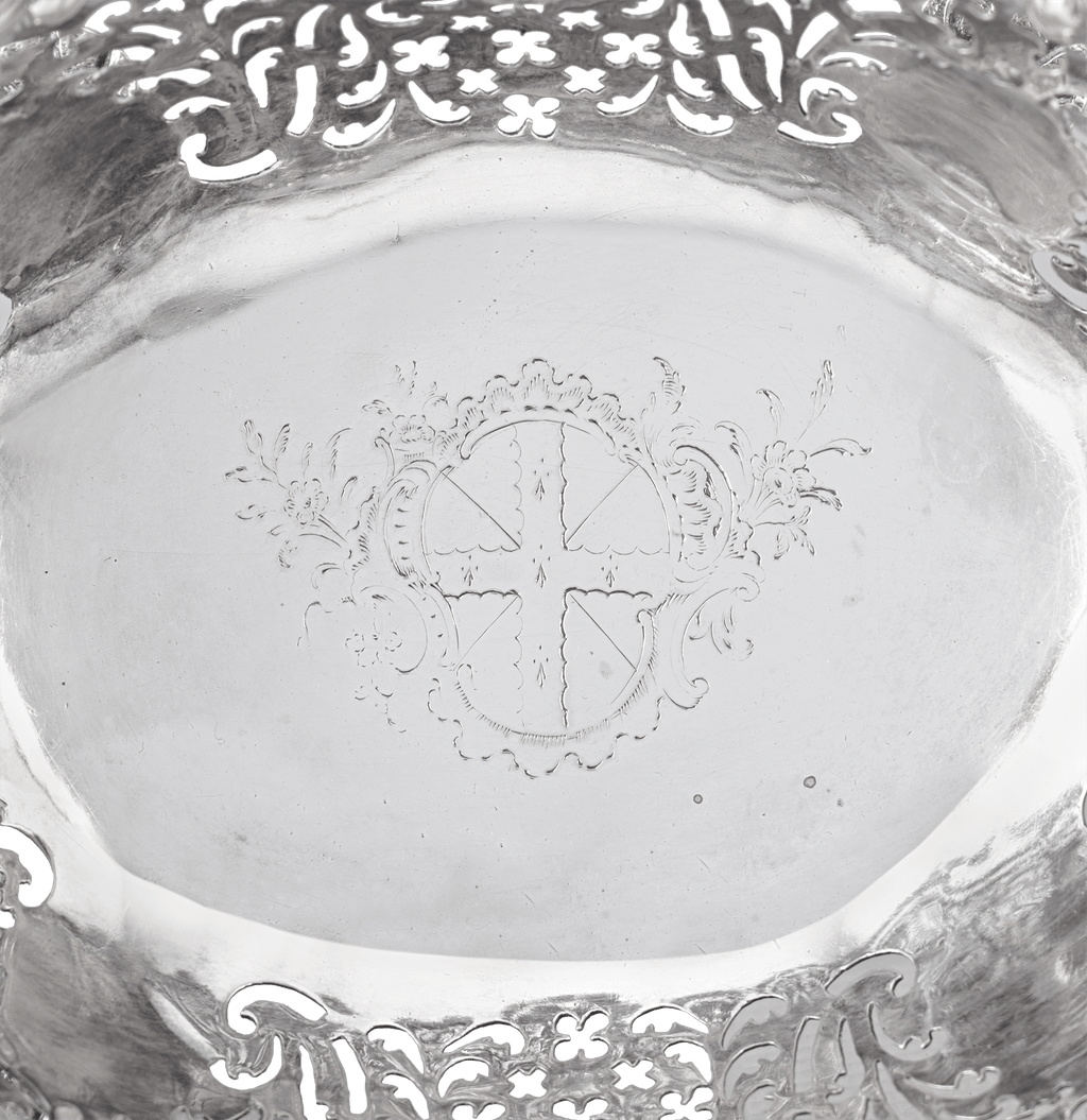 Georgian Silver Basket by Samuel Herbert & Co.