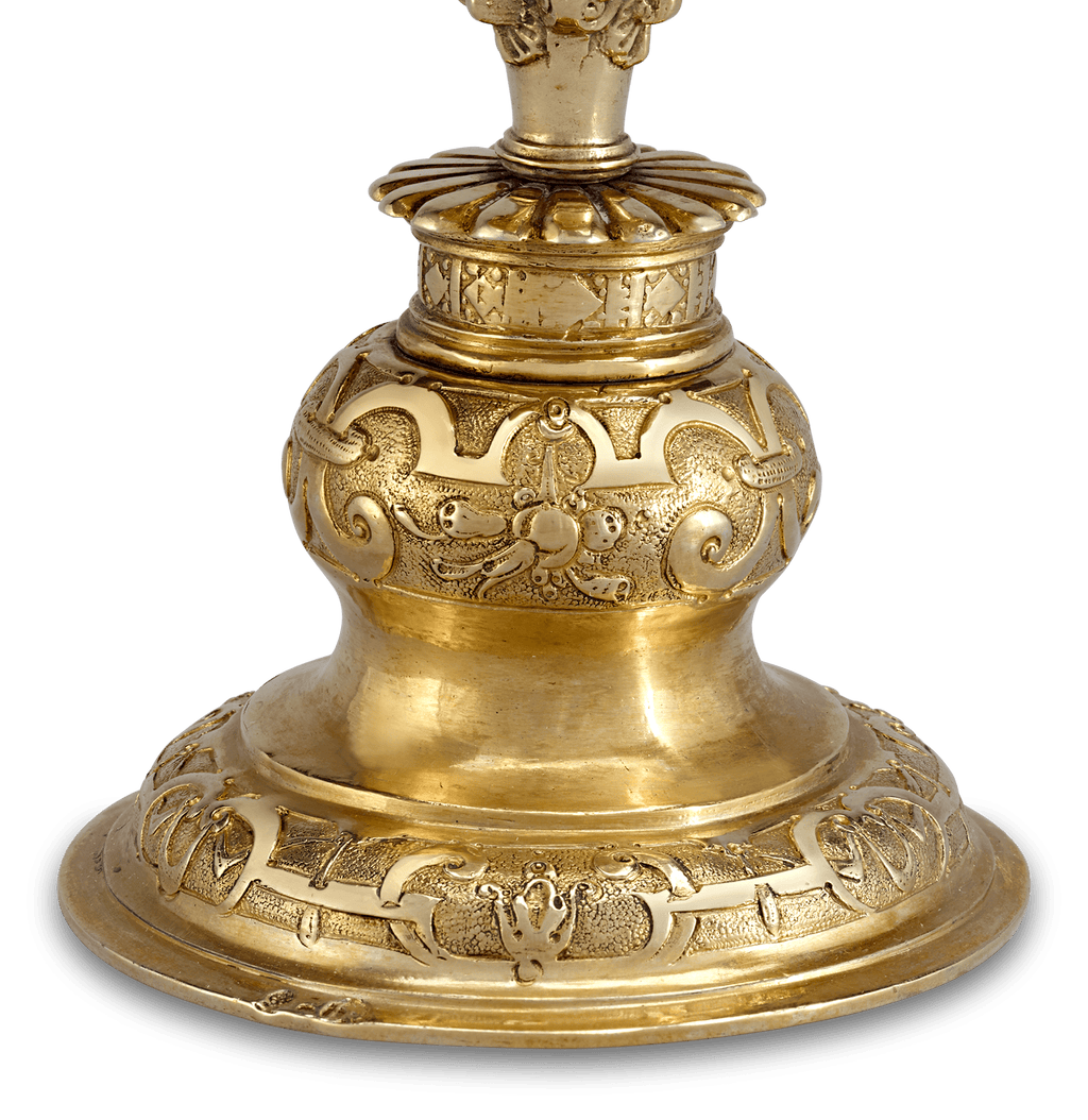 17th-Century German Silver Gilt Chalice