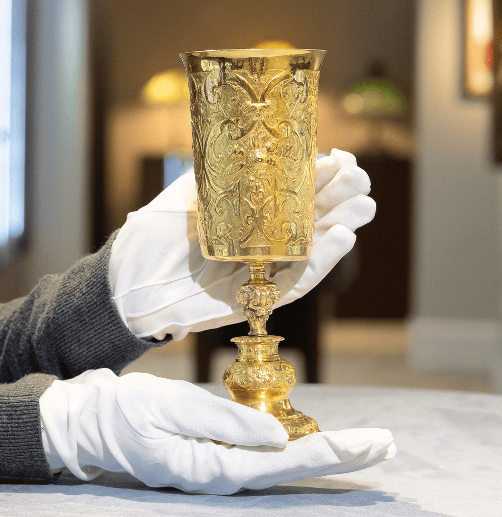 17th-Century German Silver Gilt Chalice