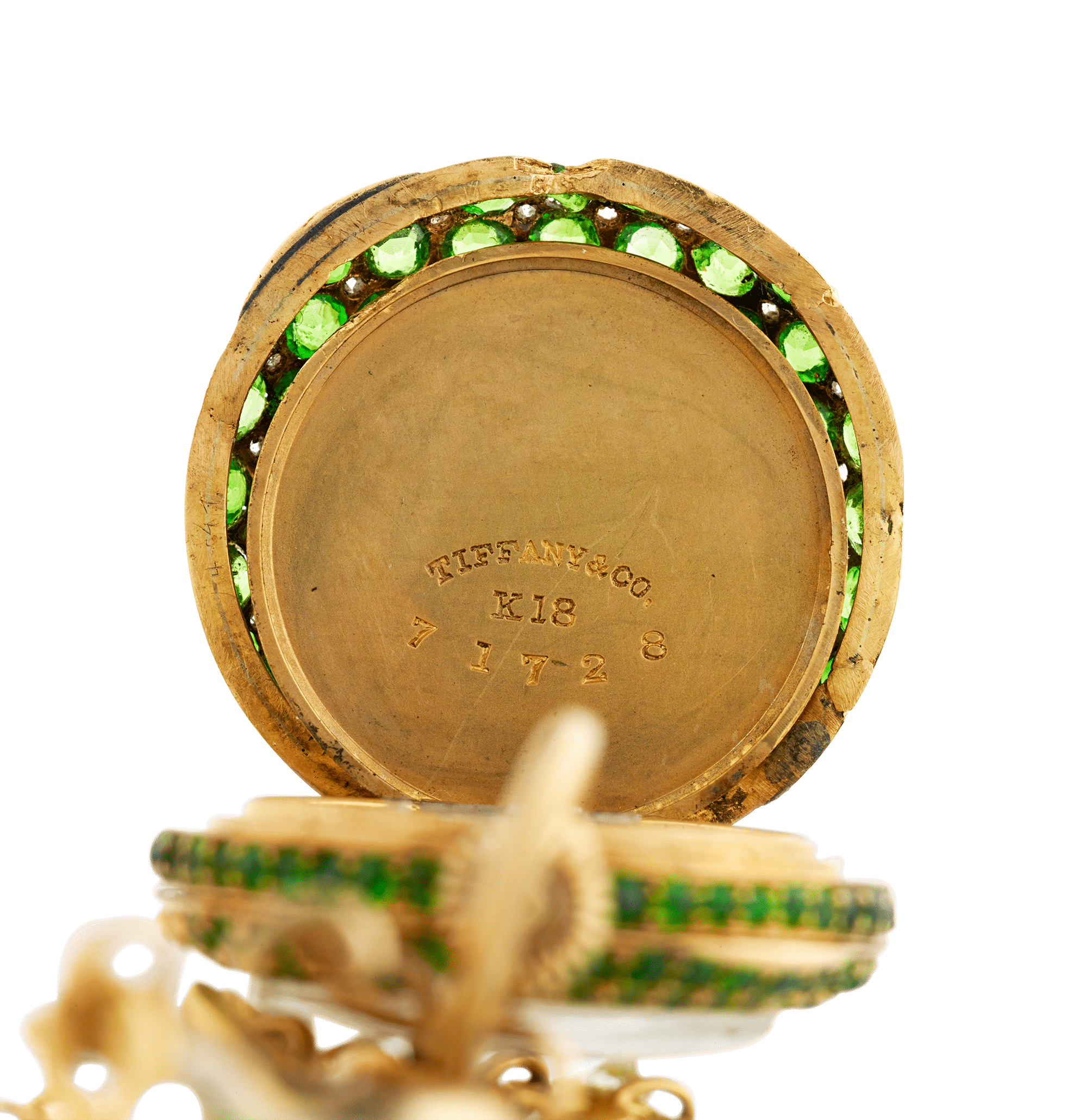 Tiffany & Co. Demantoid Garnet Watch Necklace, 14.24 carats
