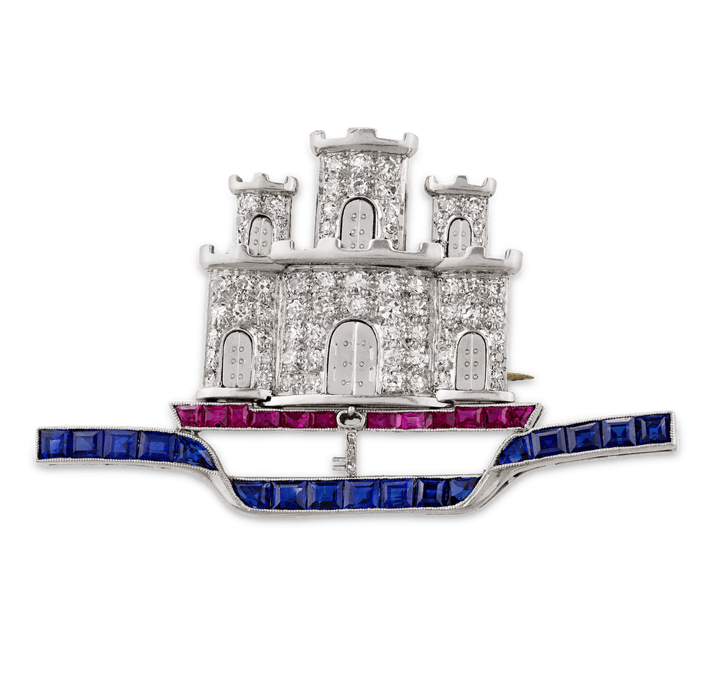 Gibraltar Brooch presented to Lady Mary Monro