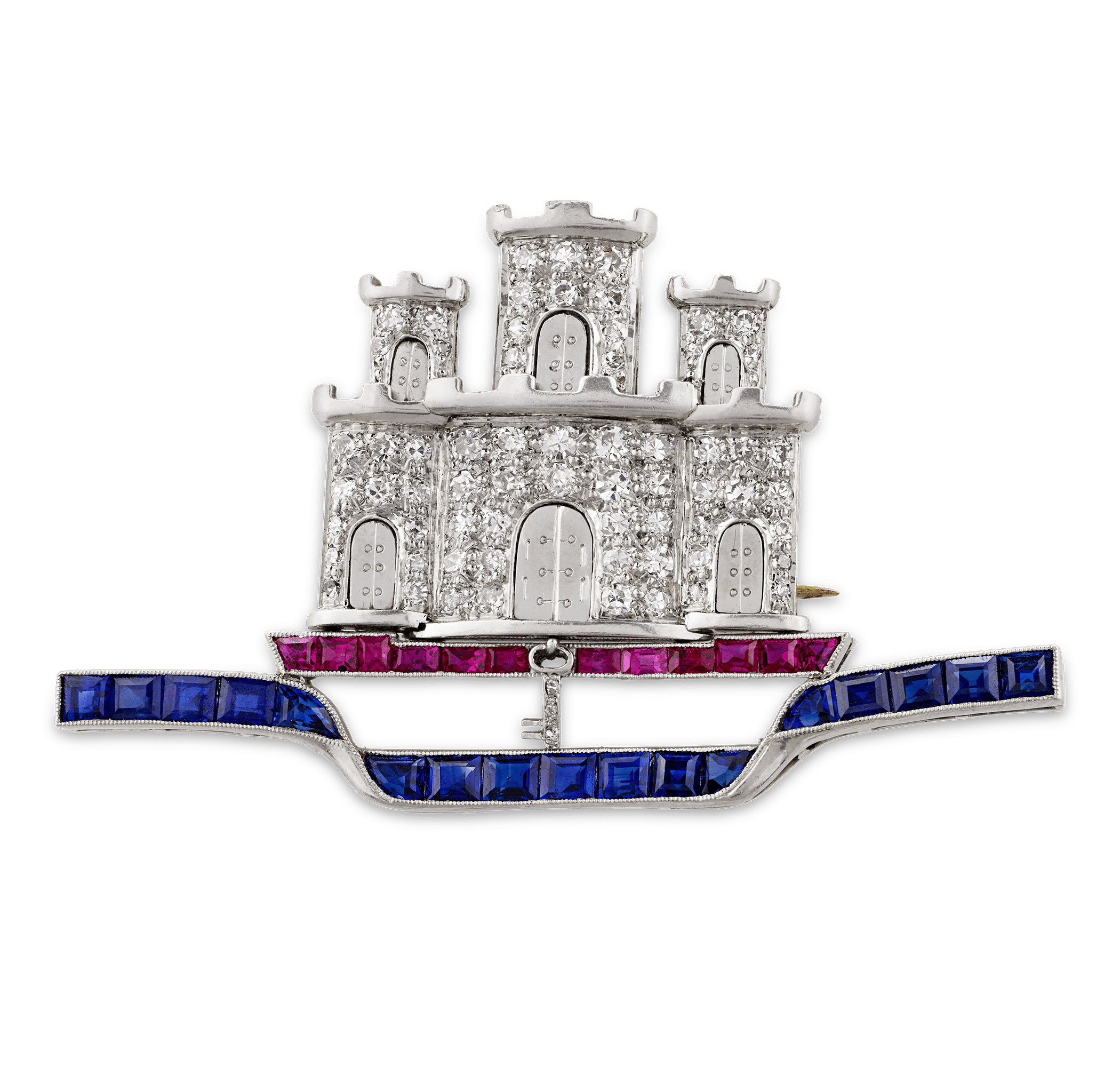 Gibraltar Brooch presented to Lady Mary Monro