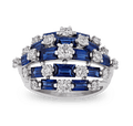 Oscar Heyman Sapphire and Diamond Ring