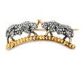 Victorian Diamond Ram Brooch