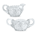 Libbey Glass Company Creamer and Sugar Bowl
