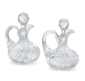 Pair of Middlesex Cut Glass Cruet Bottles