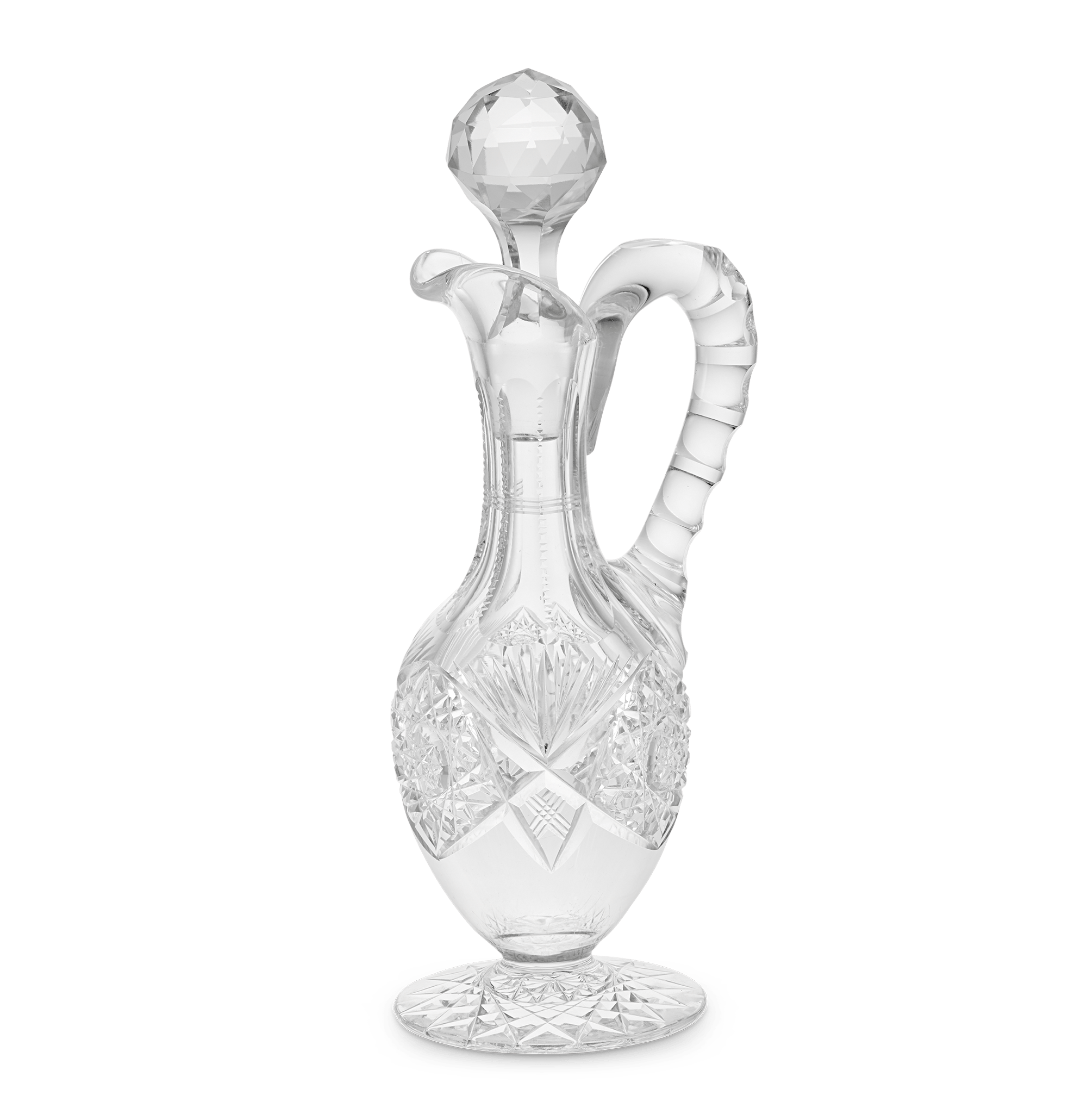 Cut Glass Cruet Bottle